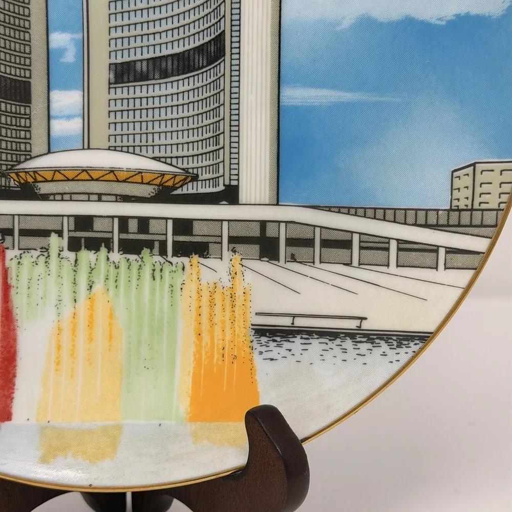 AMF Bowling BPAA‎ Convention 1977 Toronto Civic Centre Porcelain Plate 10